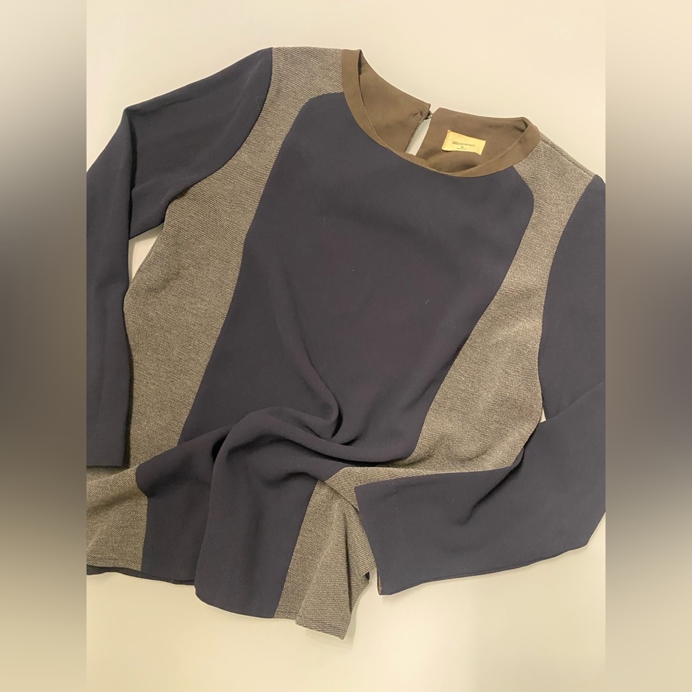 Uncommon Women's Two-Tone Long Sleeve Top size S